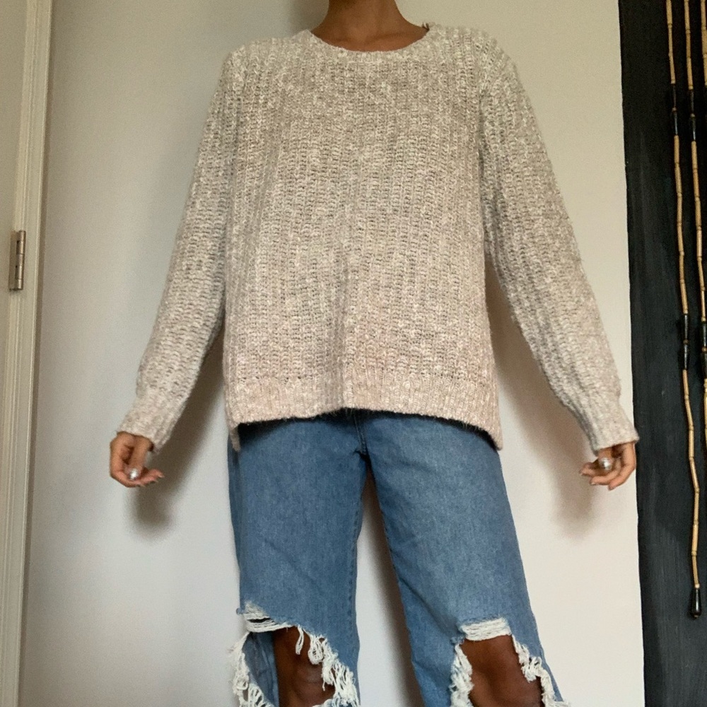LUCKY BRAND CREAM KNIT SWEATER🖤